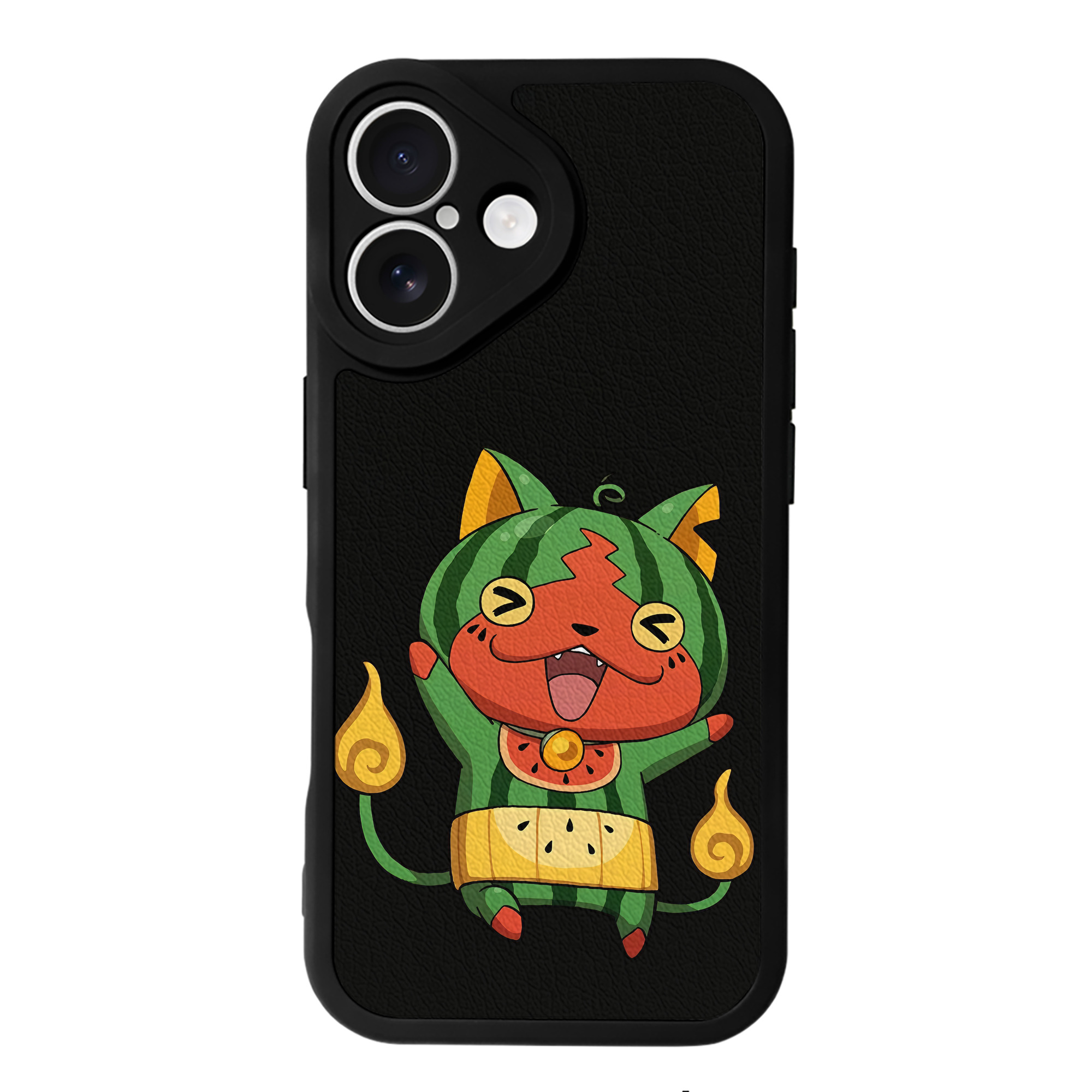 （画像用） 妖怪ウォッチ Yo-kai Watch 【iPhone 16シリーズ対応】シリコンスマホケース（レザー調） 材質：シリコン